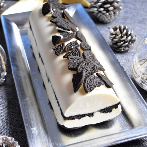 Bûche de Noël aux Oreo