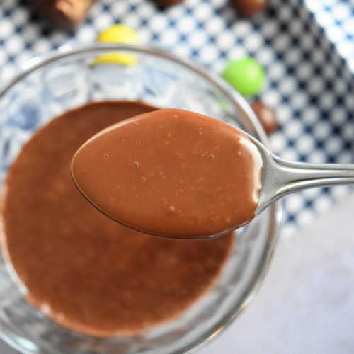 Crème à la banae et chocolat facile