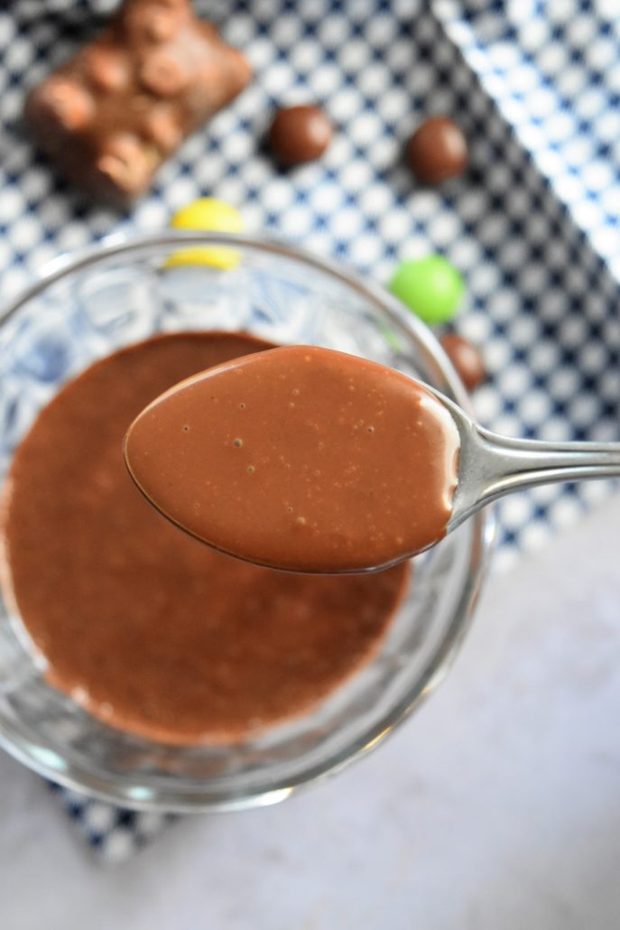 Crème à la banae et chocolat facile