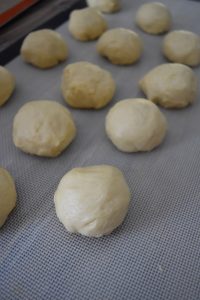 Pâte à gaufres en boules