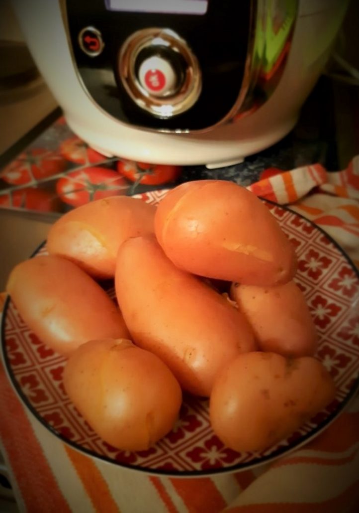 Pommes de terre pour raclette au Cookeo