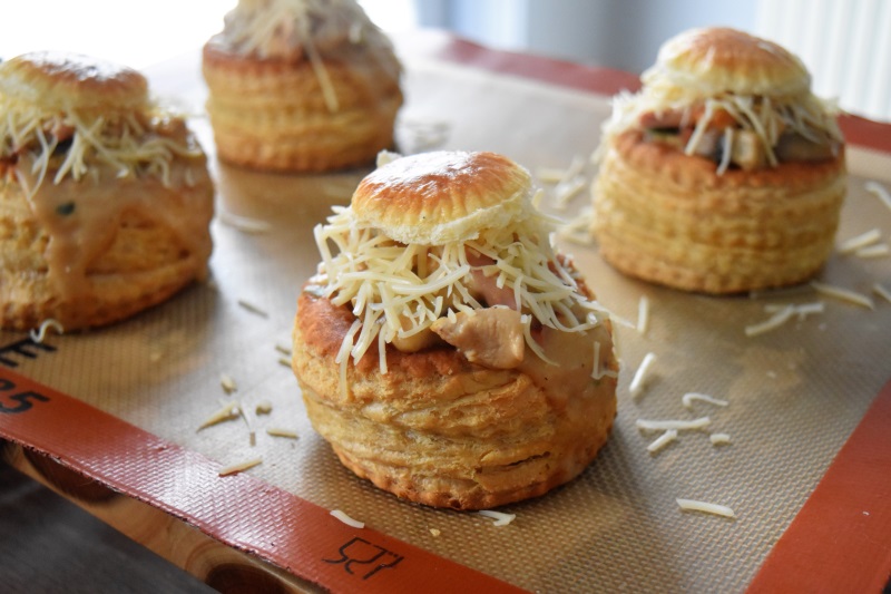 Bouchées à la reine au four