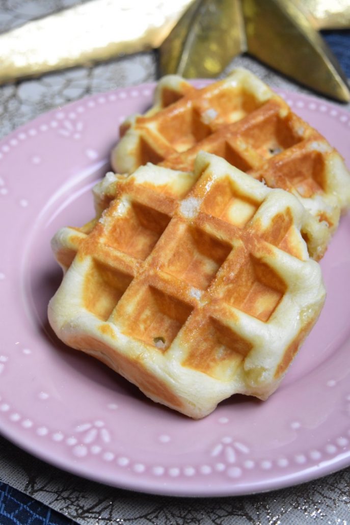 Gaufre aux grains de sucre