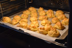 Gougères cuites