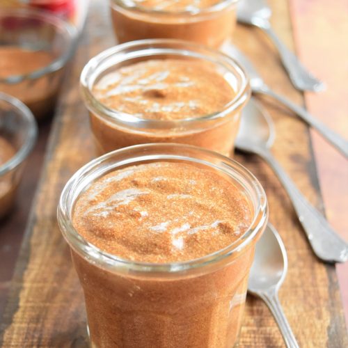 Mousse au beurre de cacahuètes