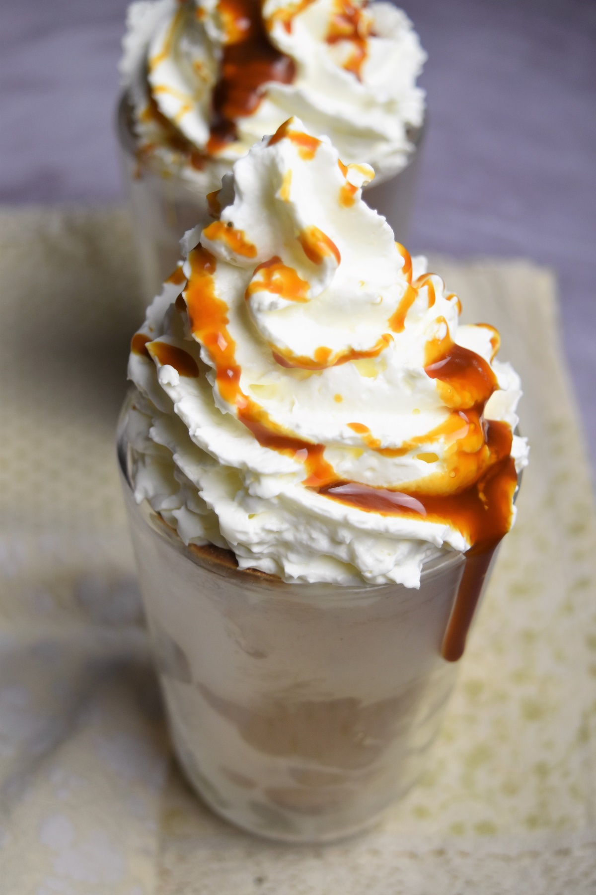 Mousse au chocolat et chantilly