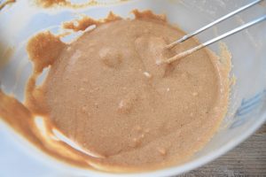 Préparation de la mousse milka