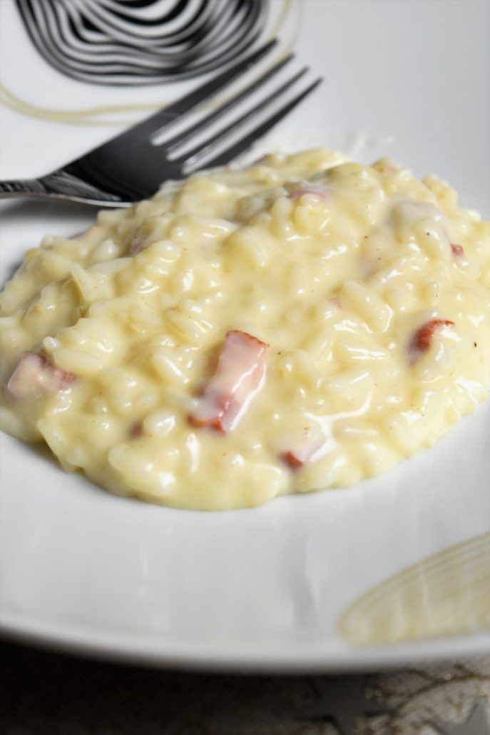 Risotto crémeux au fromage