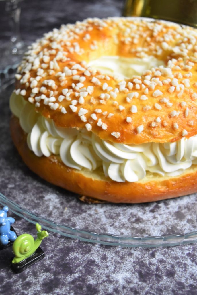 Brioche des rois à la chantilly au rhum