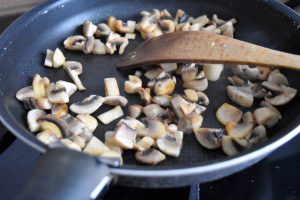 Cuisson des champignons