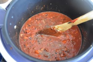 Sauce bolognaise vegan au Cookeo