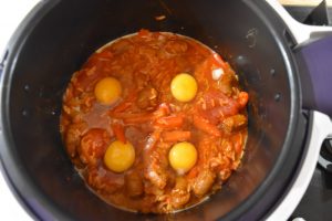 Chakchouka au riz au Cookeo