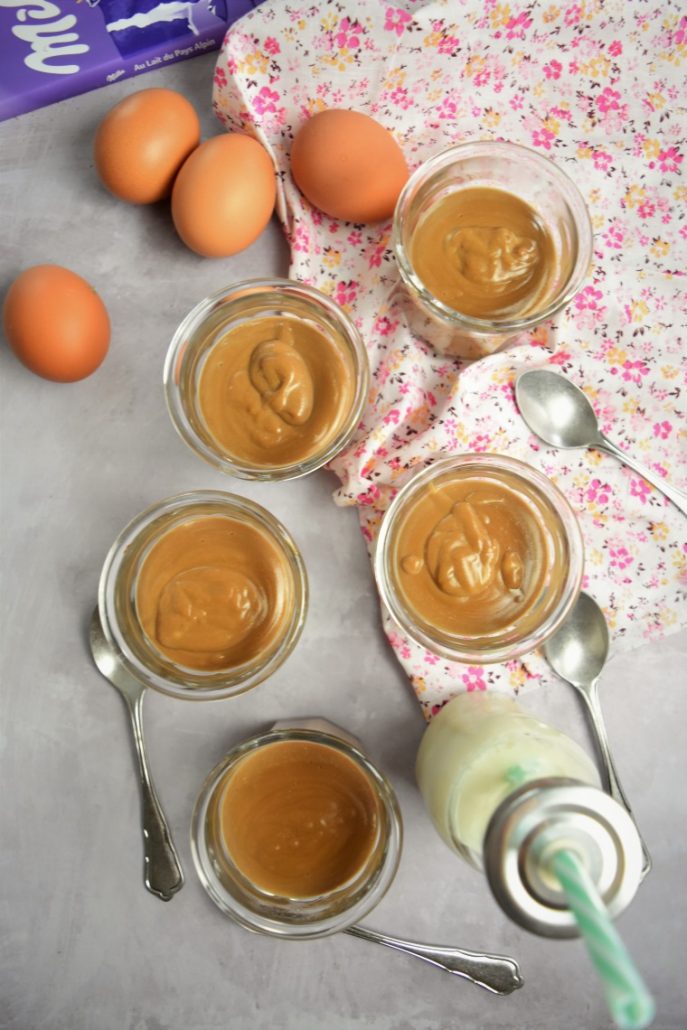 Crème au chocolat au lait et ricotta