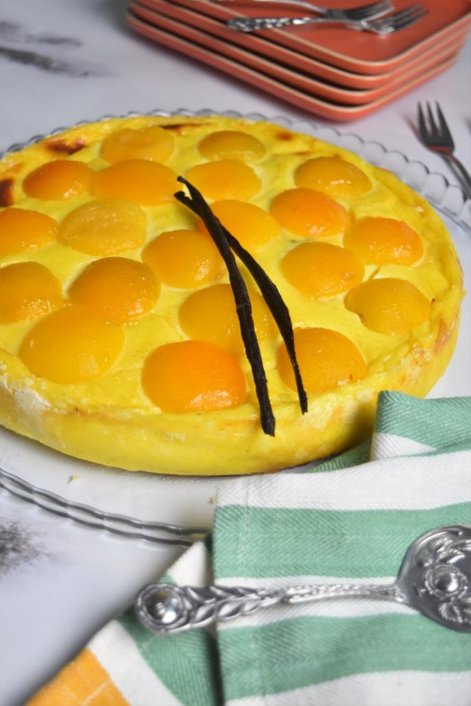 Flan aux abricots et vanille