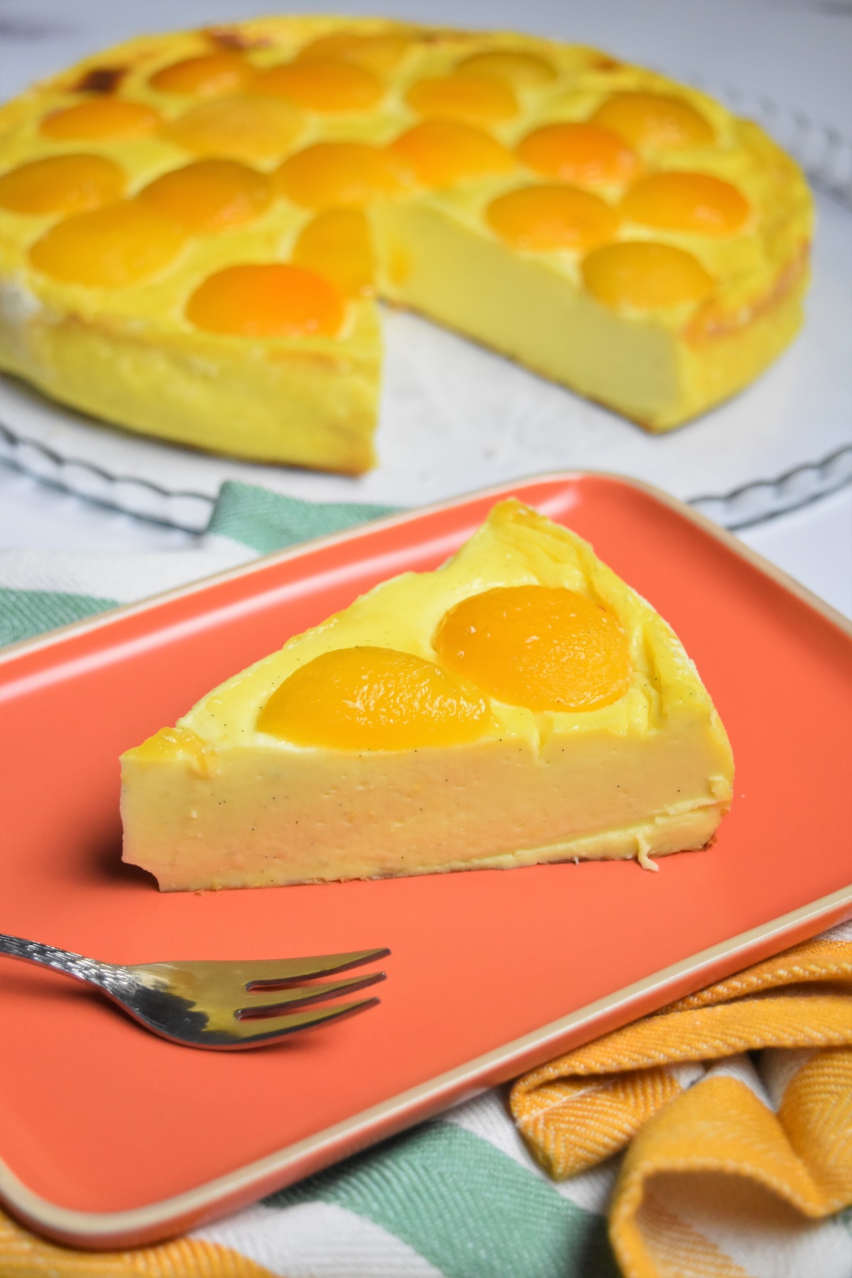 Flan aux abricots