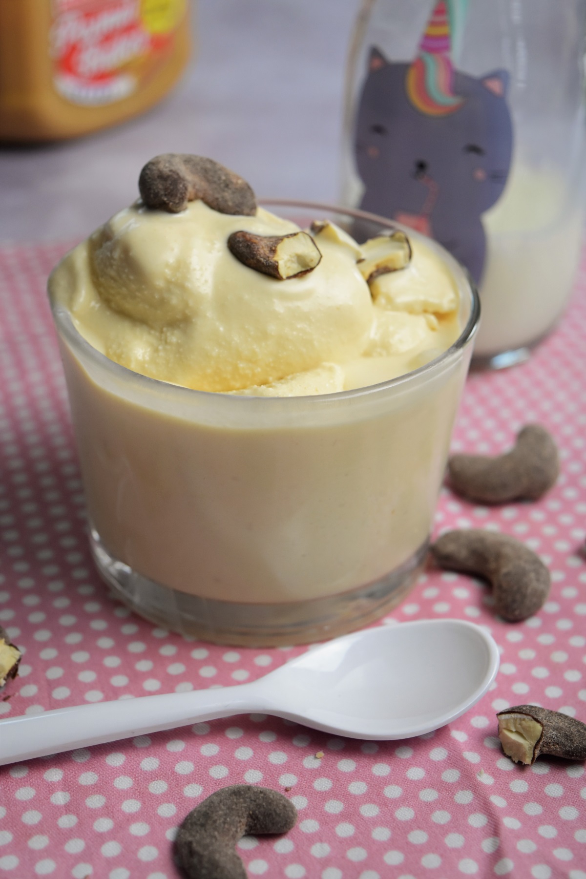 Glace au beurre de cacahuètes à la sorbetière