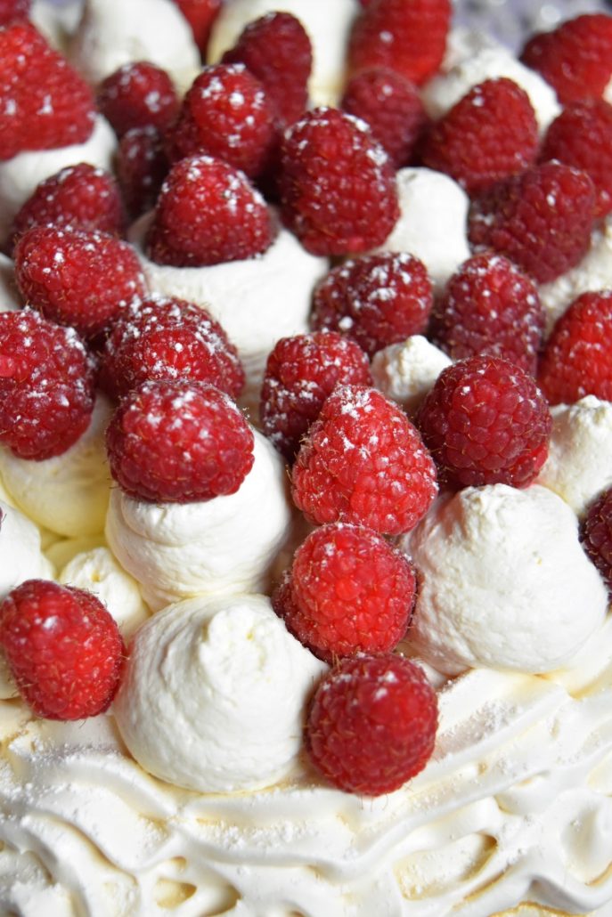 Pavlova aux fruits rouges