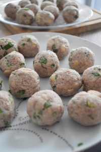 Boulettes de viande maison à l'ail des ours