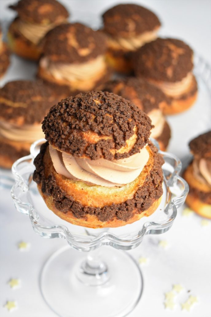 Choux au craquelin cacao