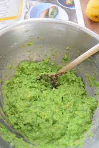 Purée de petits pois