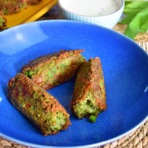 Croquettes aux petits pois de Ottolenghi