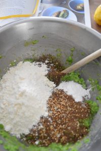 Petits pois au zaatar