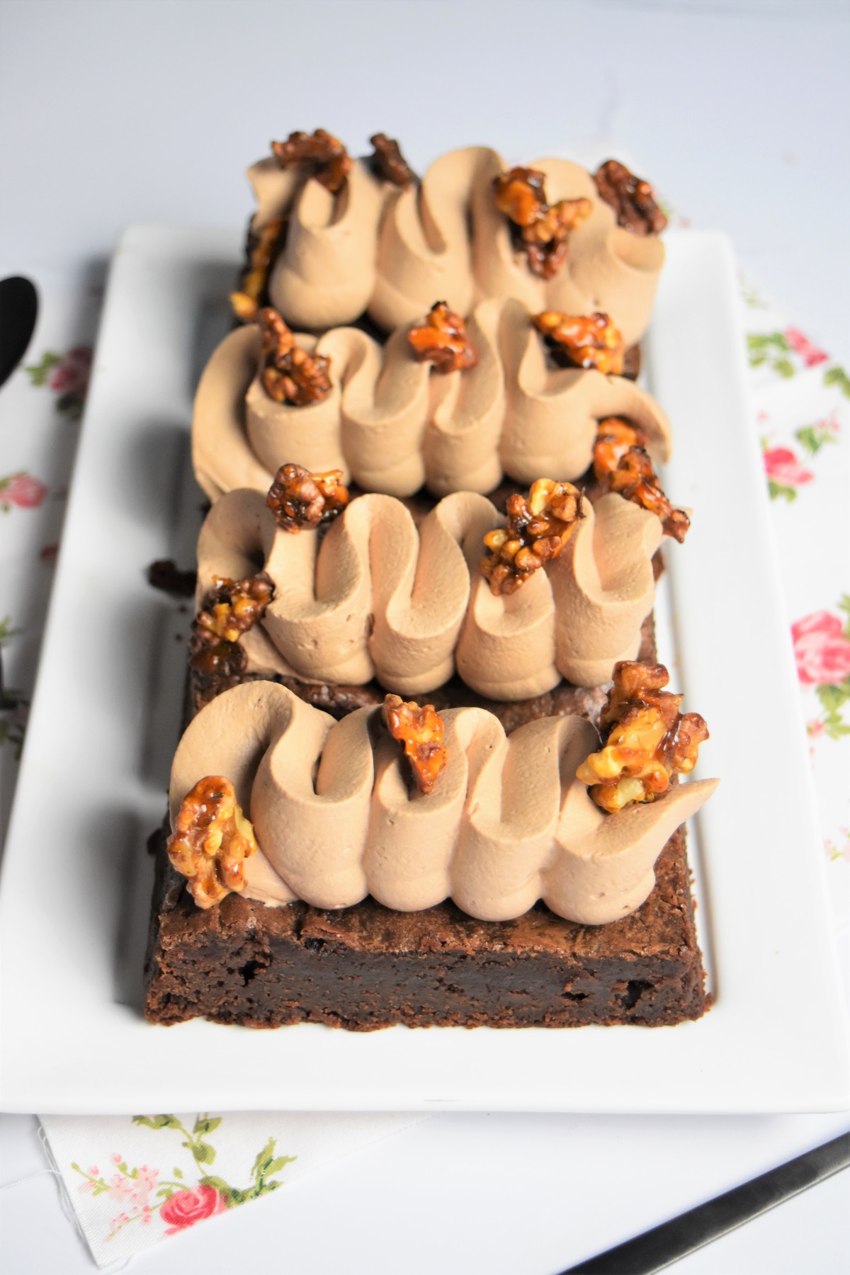 Mini brownies au chocolat avec glaçage au mascarpone - Sucre de Tirlemont