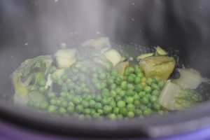 Légumes verts au Cookeo