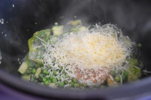 Légumes et fromage au Cookeo