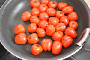 Tomates cerise grillées