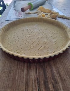 Tarte cookies avec pâte sablée