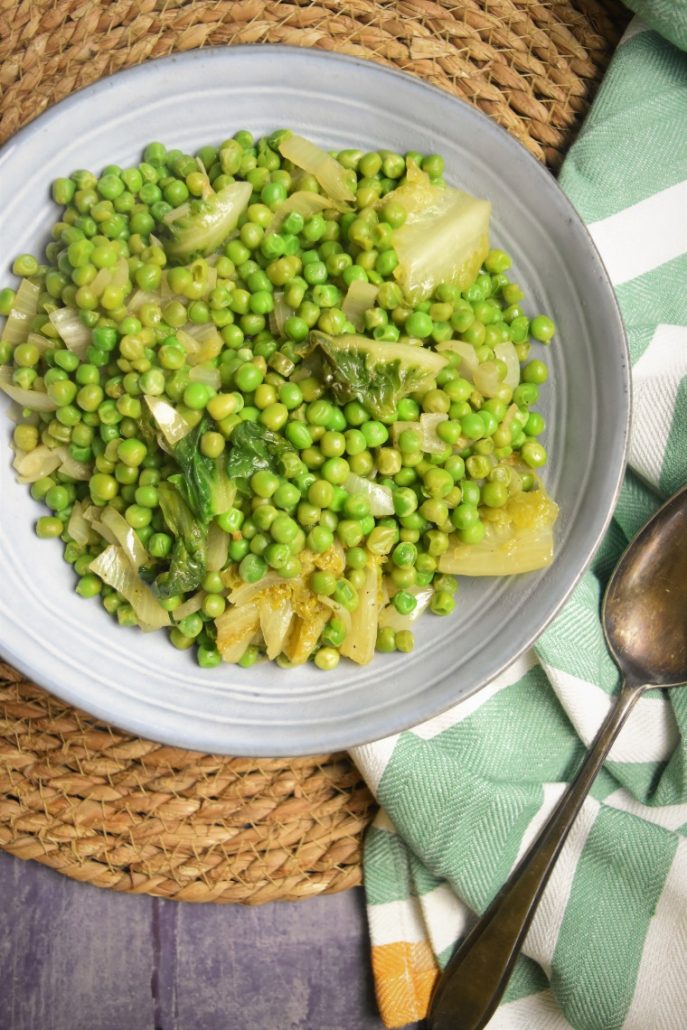 Petits pois à la française au Cookeo