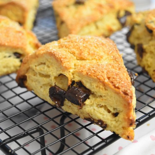 Scones anglais aux pépites de chocolat