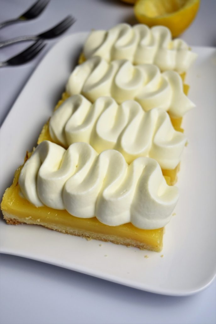 Tartelette rectangle au citron