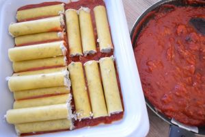 Cannelloni farcis boeuf et ricotta