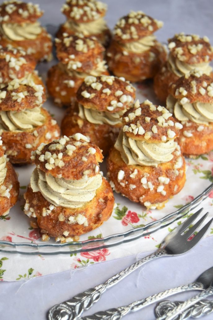 Choux à la ganache café