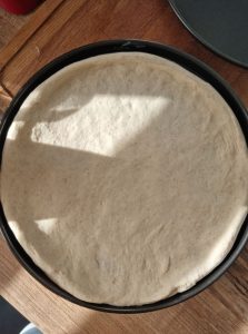 Pâte à pizza au levain