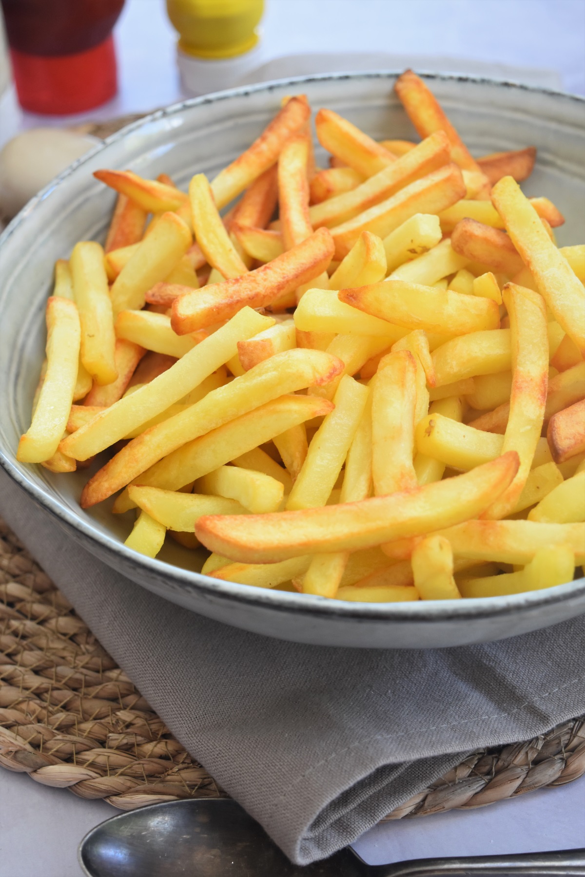 Frites cuites au four