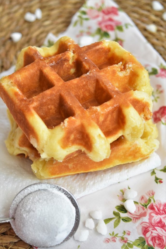 Gaufre liégeoise au levain liquide