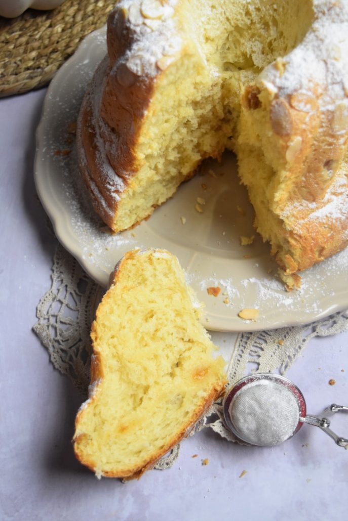 Mie du kouglof au levain