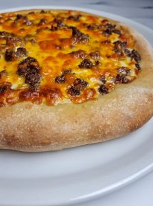 Pizza burger au levain