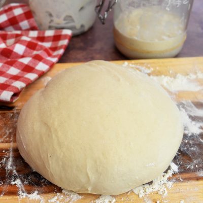 Pâte à pizza au levain