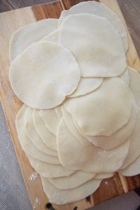 Pâte à raviolis chinois maison