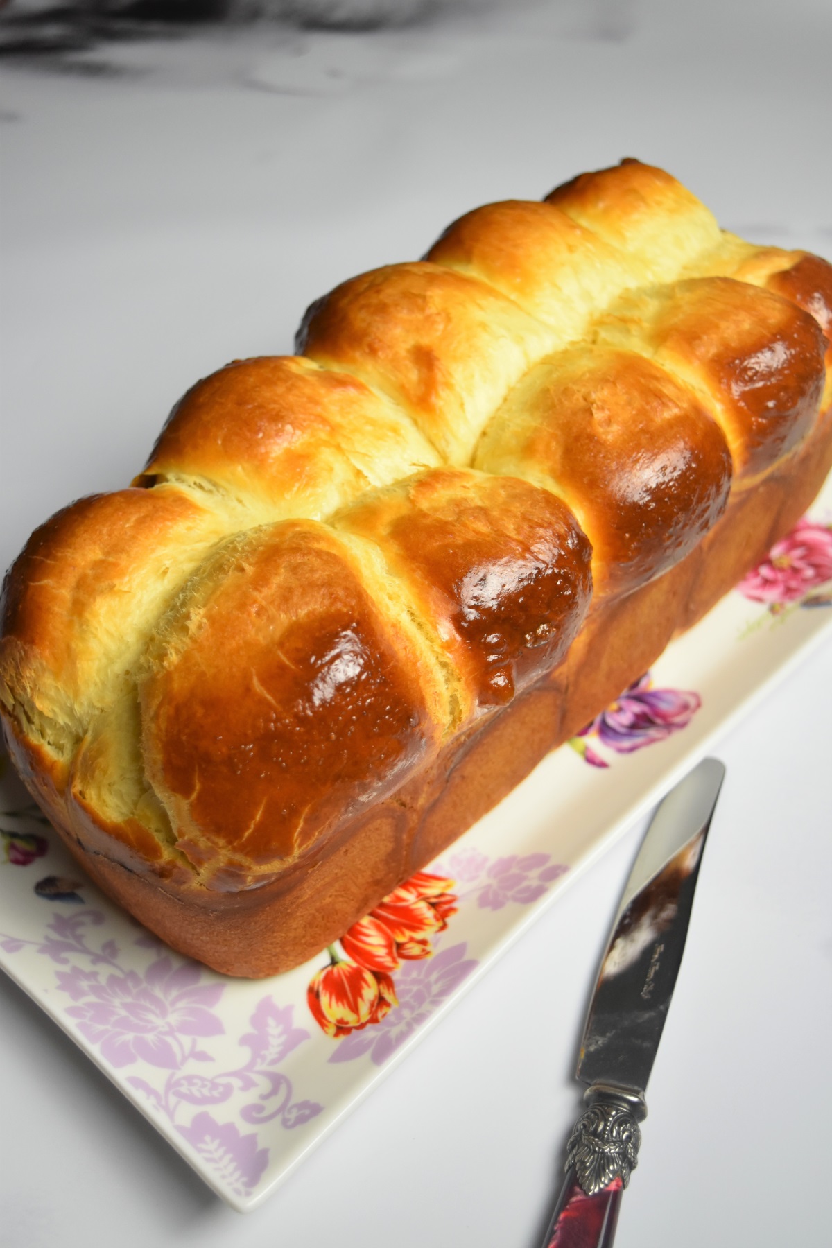 Brioche tressée moelleuse sans lactose - Clemfoodie