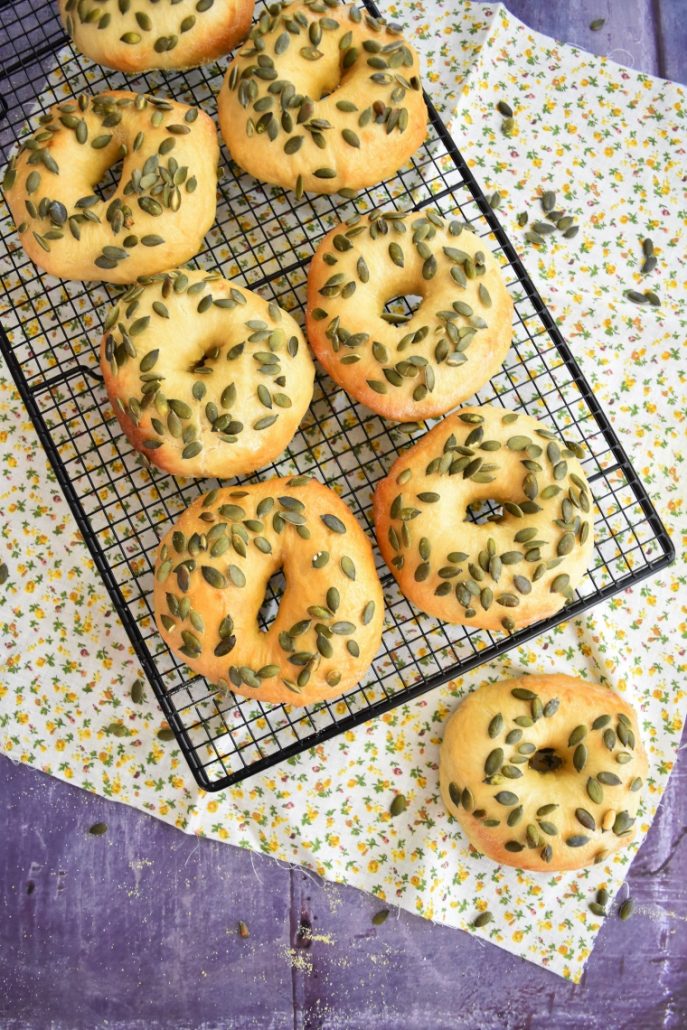 Bagels américains au levain liquide