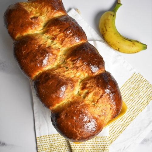 Brioche à la banae et levain se seigle