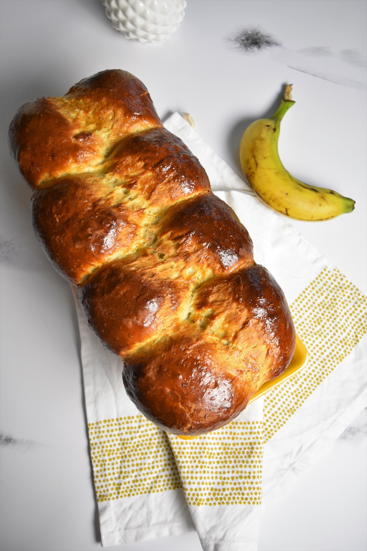 Brioche à la banae et levain se seigle