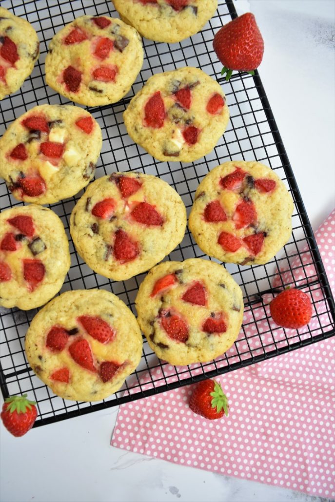 Cookies aux fraises