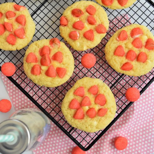 Cookies à la fraise Tagada et chocolat blanc