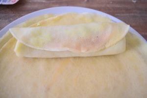 Crêpe roulée